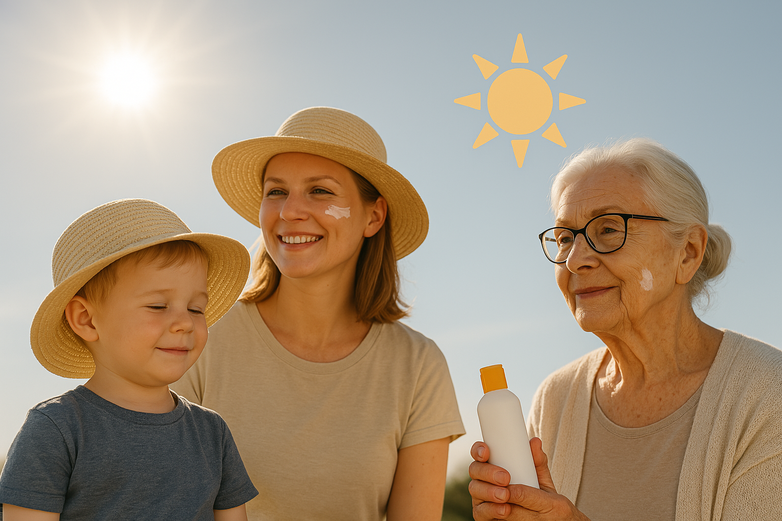 Sonnenschutz für jedes Alter