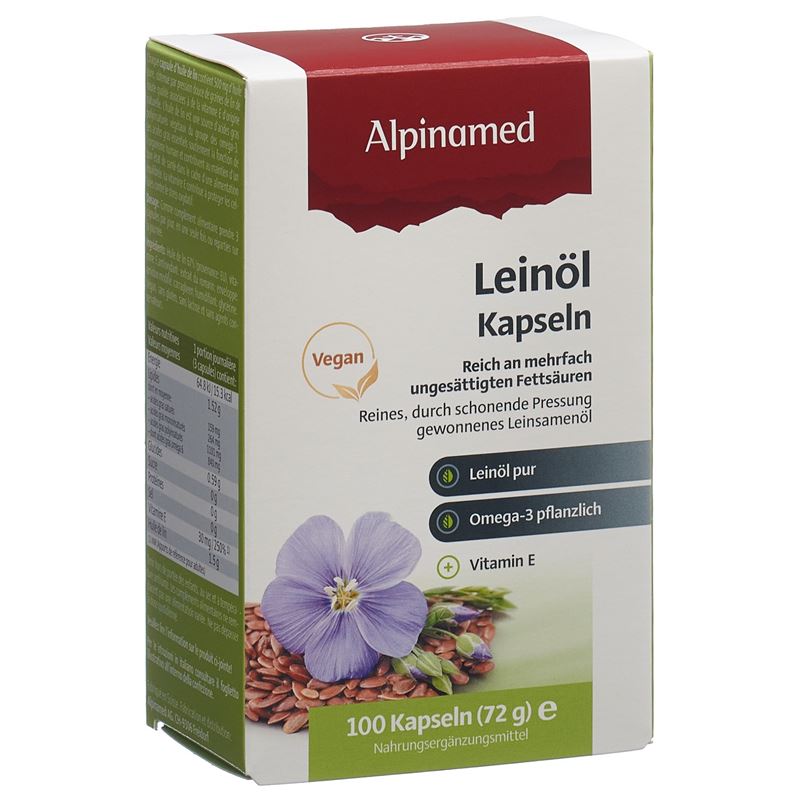 ALPINAMED Leinöl Kaps 100 Stk