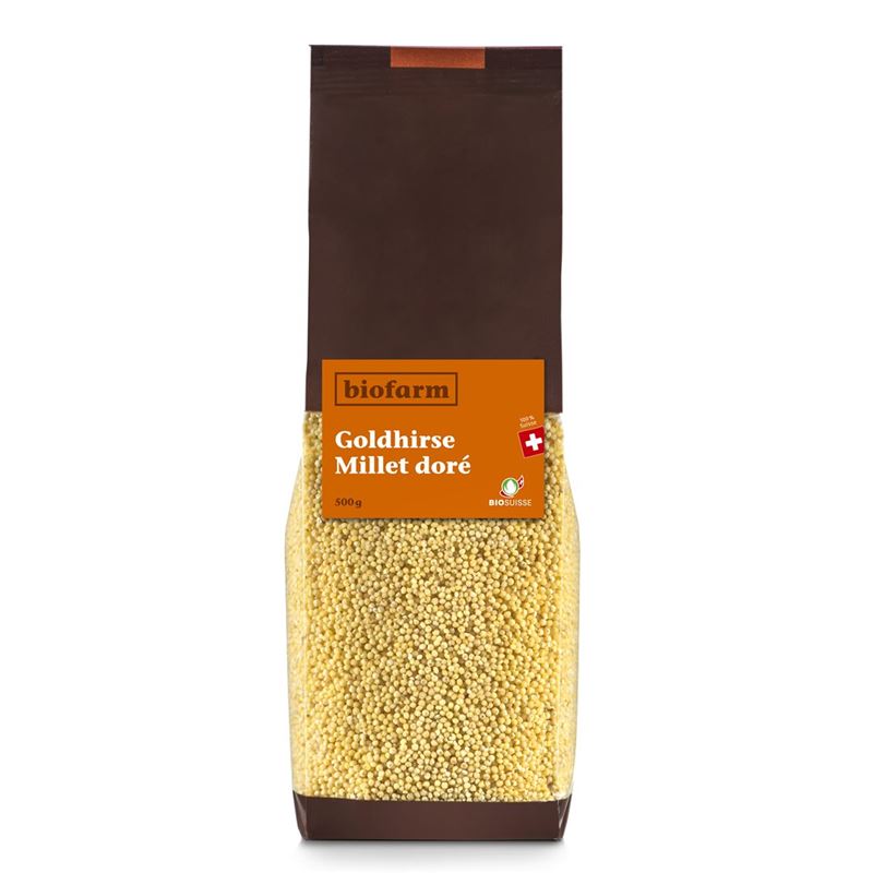 BIOFARM Schweizer Goldhirse Knospe 500 g