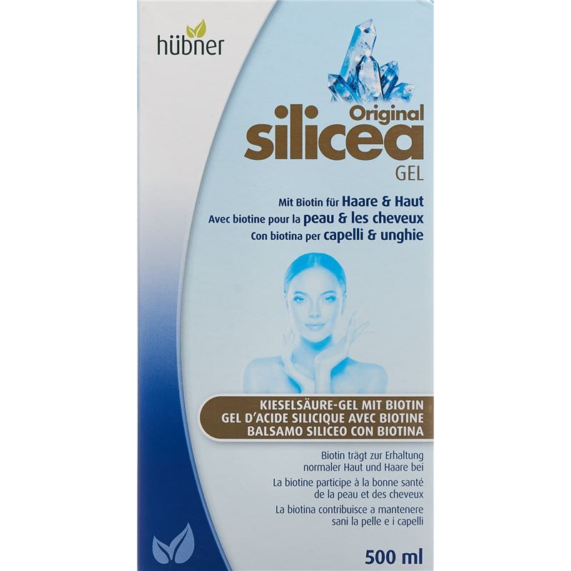 HÜBNER Silicea Gel mit Biotin Haare&Haut 500 ml