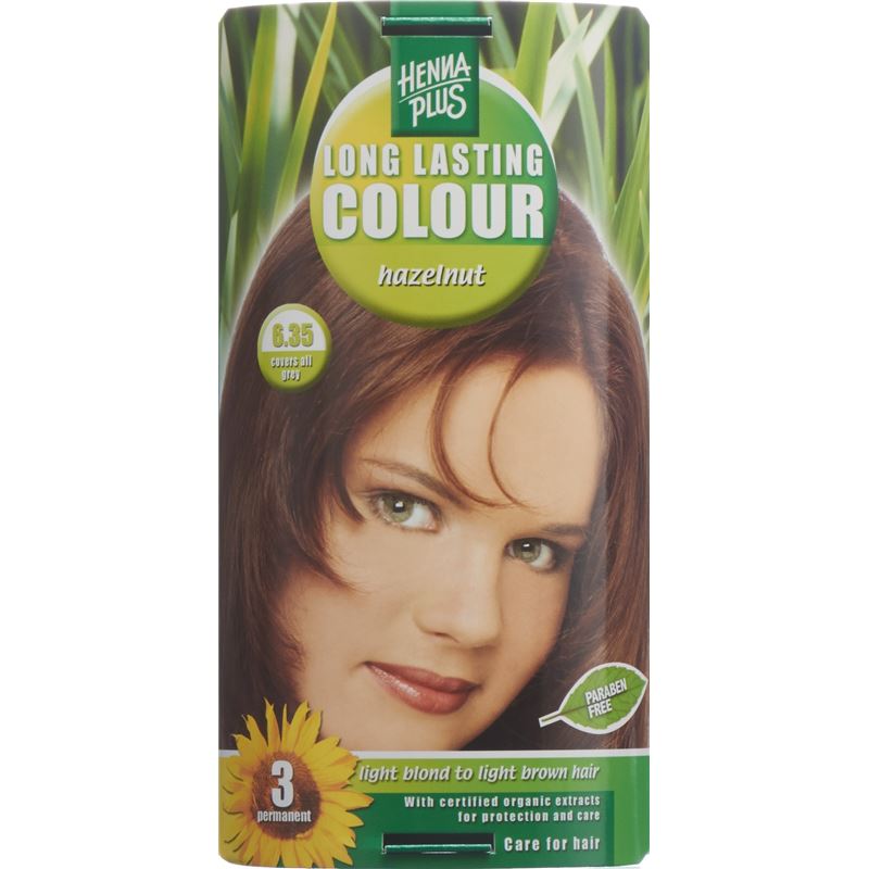 HENNA PLUS Long Last Colour 6.35 haselnuss