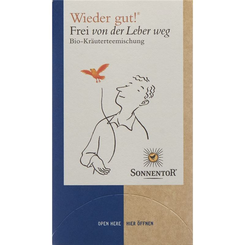 SONNENTOR Frei von der Leber weg Tee 18 Btl