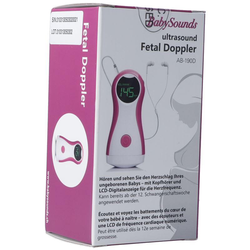 BABYSOUNDS Fetal Doppler Digital m Kopfhörer