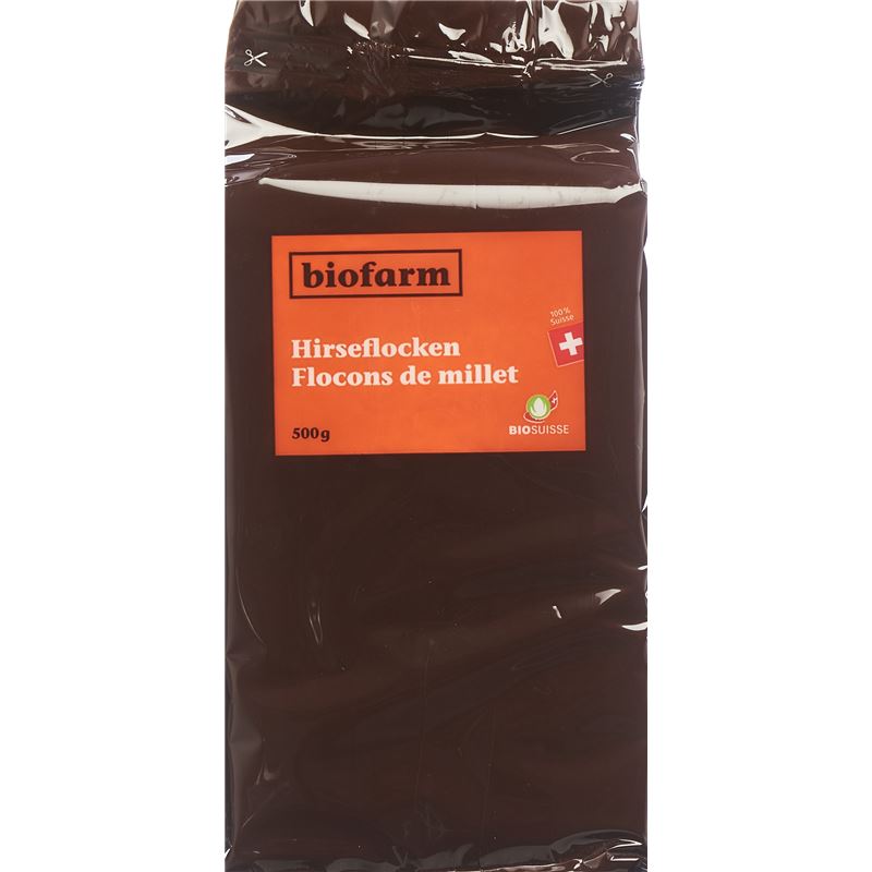 BIOFARM Schweizer Hirseflöckli Knospe 500 g