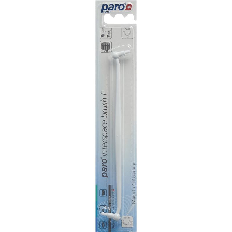 PARO Interspace Bürste F Halter weiss 2 Bürsten