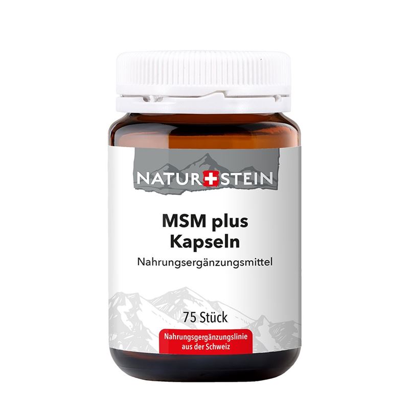 NATURSTEIN MSM plus Kaps Glasfl 75 Stk