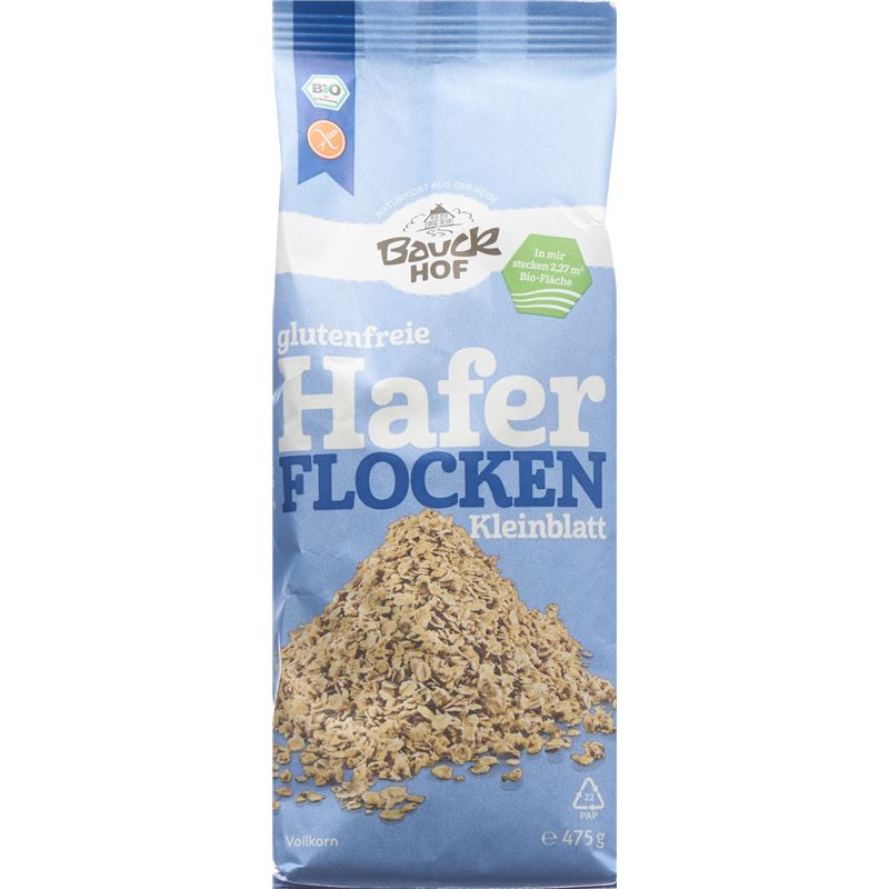 BAUCKHOF Haferflocken Kleinblatt glutenfrei 475 g