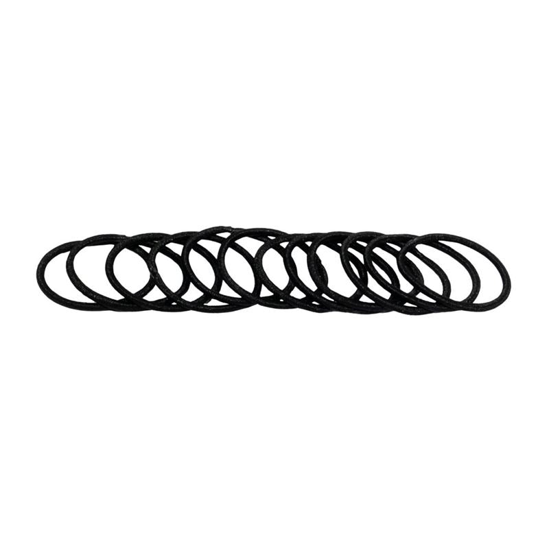HERBA Haarbinder 3cm schwarz 12 Stk