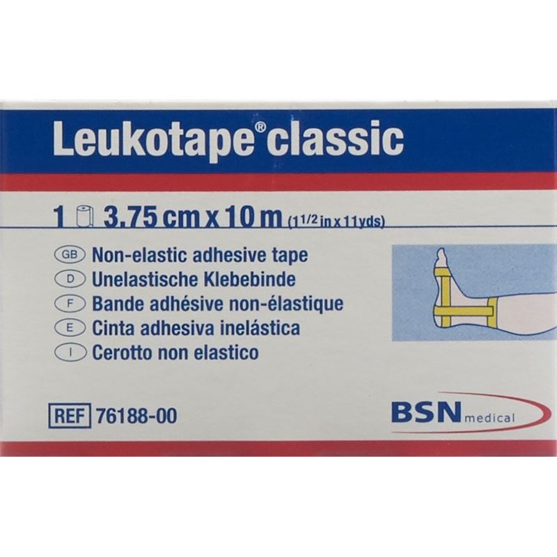 LEUKOTAPE classic Pflasterband 10mx3.75cm gelb