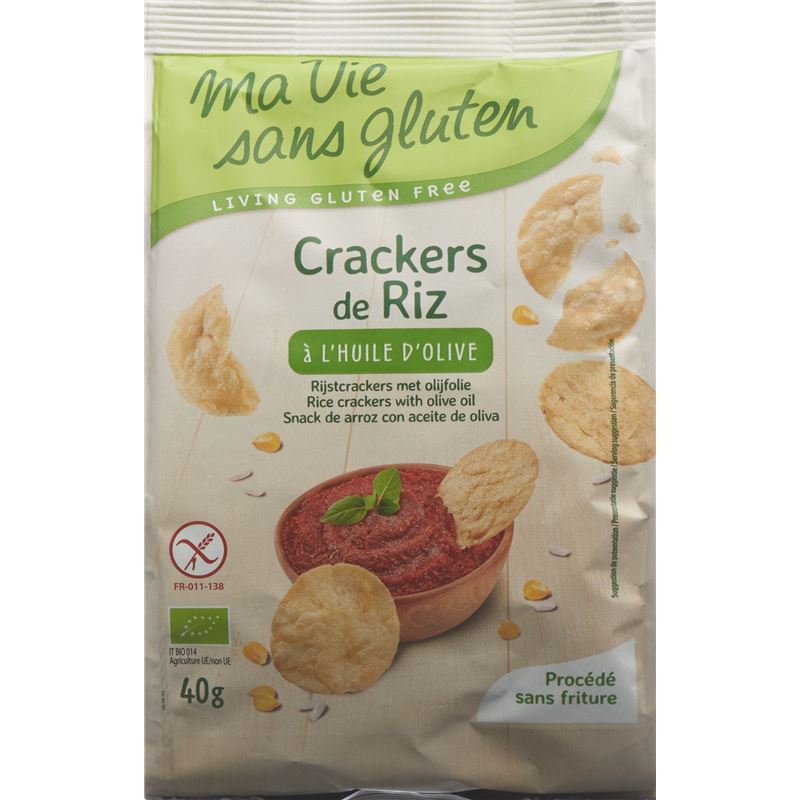 MA VIE S GLUT Reis Cräcker mit Olivenöl 40 g