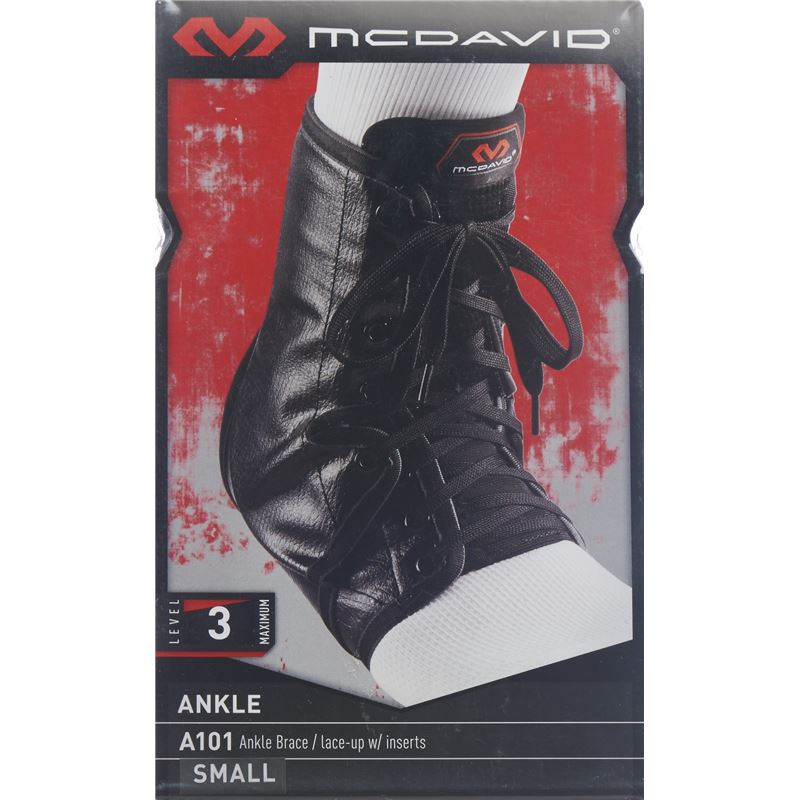 MCDAVID Ankle Brace Fussgelenkstütze S schwarz