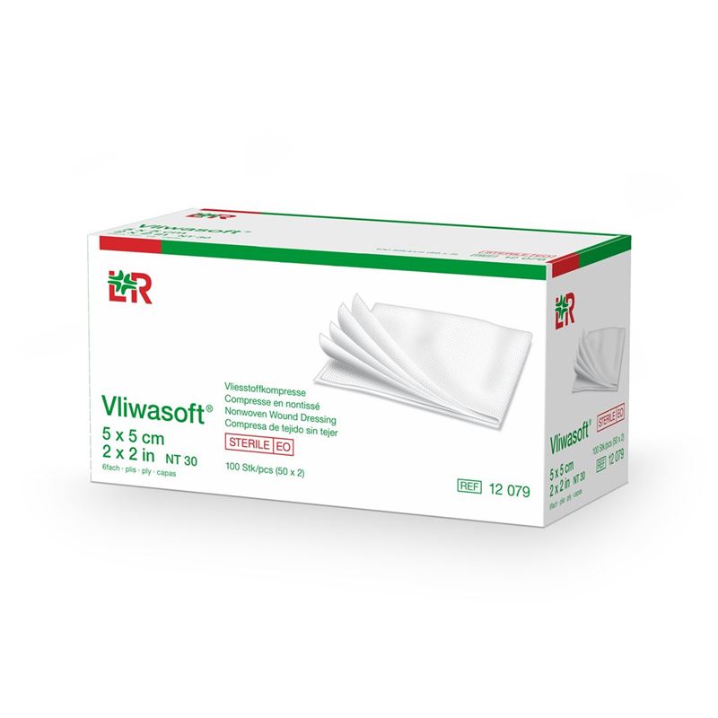 VLIWASOFT Vliesstoffko 5x5cm 6-l st 50 x 2 Stk