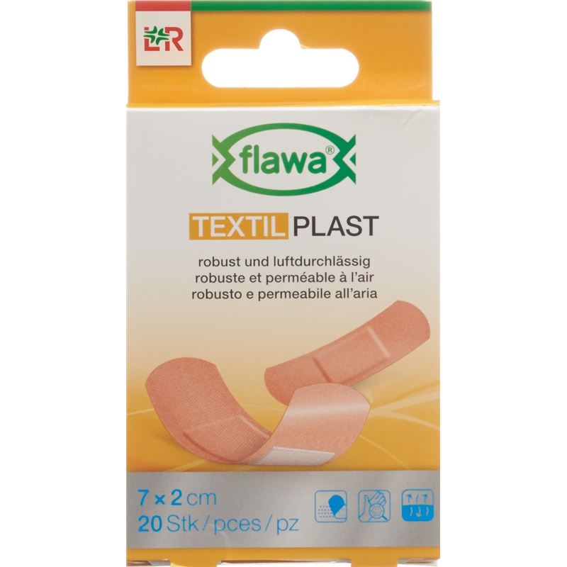 FLAWA Textil Plast Schnellverband 2x7cm 20 Stk