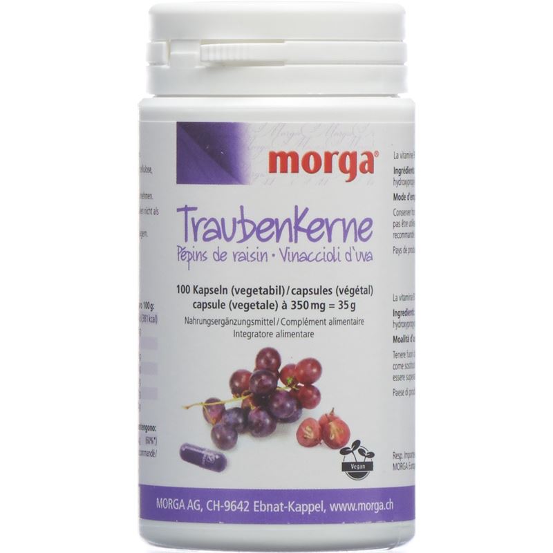 MORGA Traubenkerne Vegicaps 100 Stk