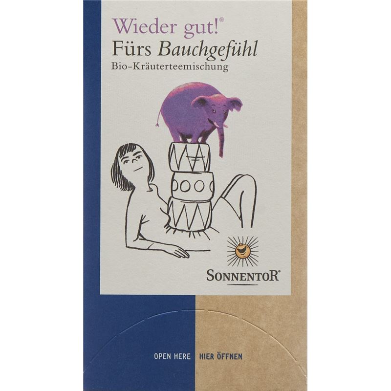 SONNENTOR Bauchgefühl Tee 18 Btl