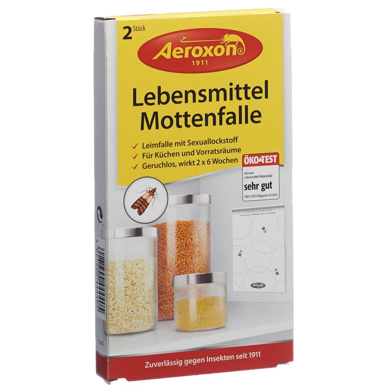 AEROXON Lebensmittelmotten-Fallen 2 Stk