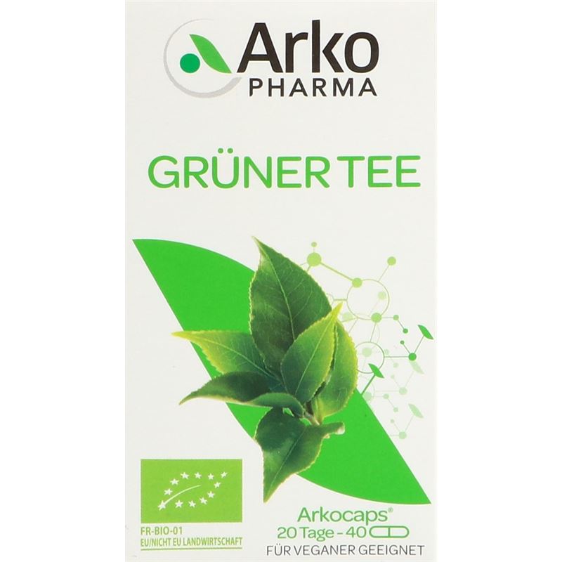 ARKOCAPS Grüntee Kaps Bio Ds 40 Stk