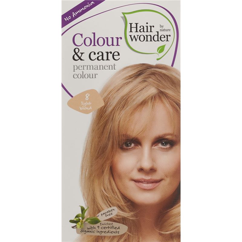 HENNA Hairwonder Colour & Care 8 hell blond