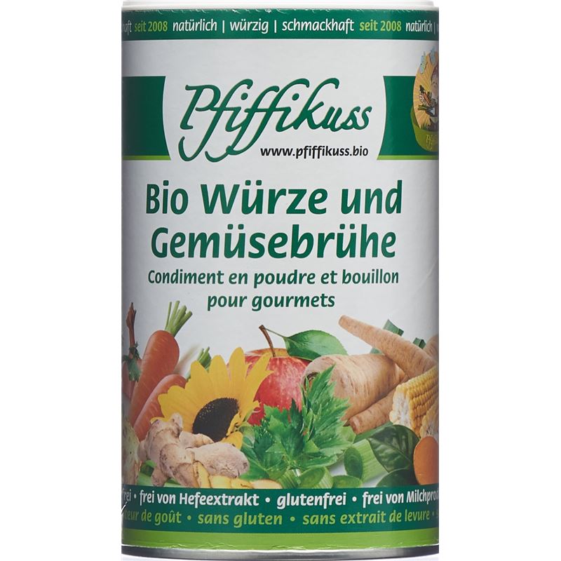 PFIFFIKUSS Gourmet Streuwürze Gemüsebrüh Bio 250 g