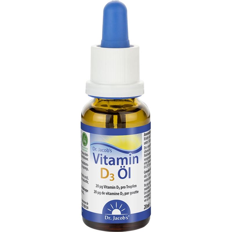 DR. JACOB'S Vitamin D3 Öl 20 ml