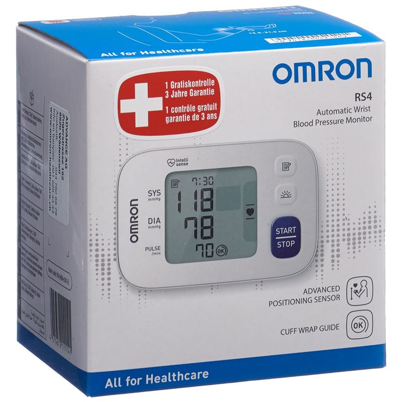 OMRON Blutdruck Handgelenk RS4 Gratisservice