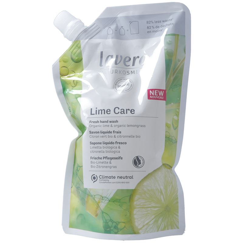 LAVERA Pflegeseife Lime Care Nachfüllbtl 500 ml