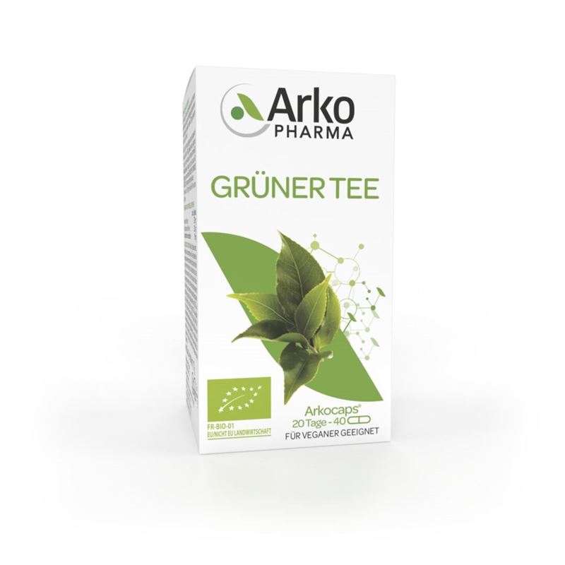 ARKOCAPS Grüntee Kaps Bio Ds 40 Stk