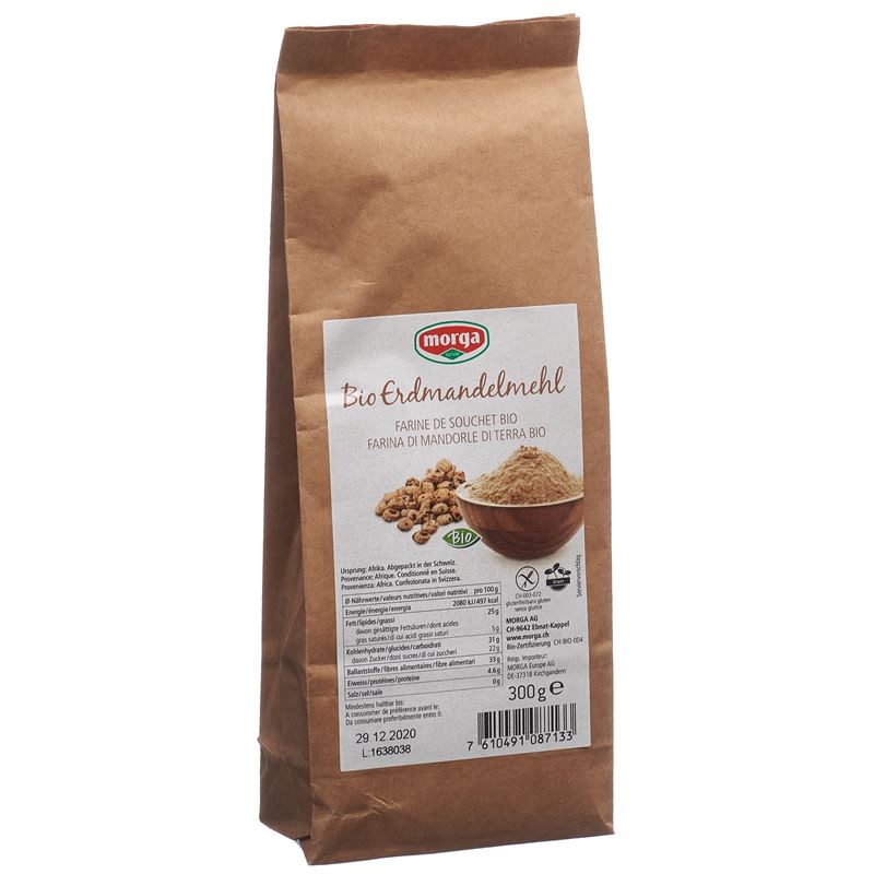 MORGA Erdmandelmehl Bio glutenfrei Btl 300 g