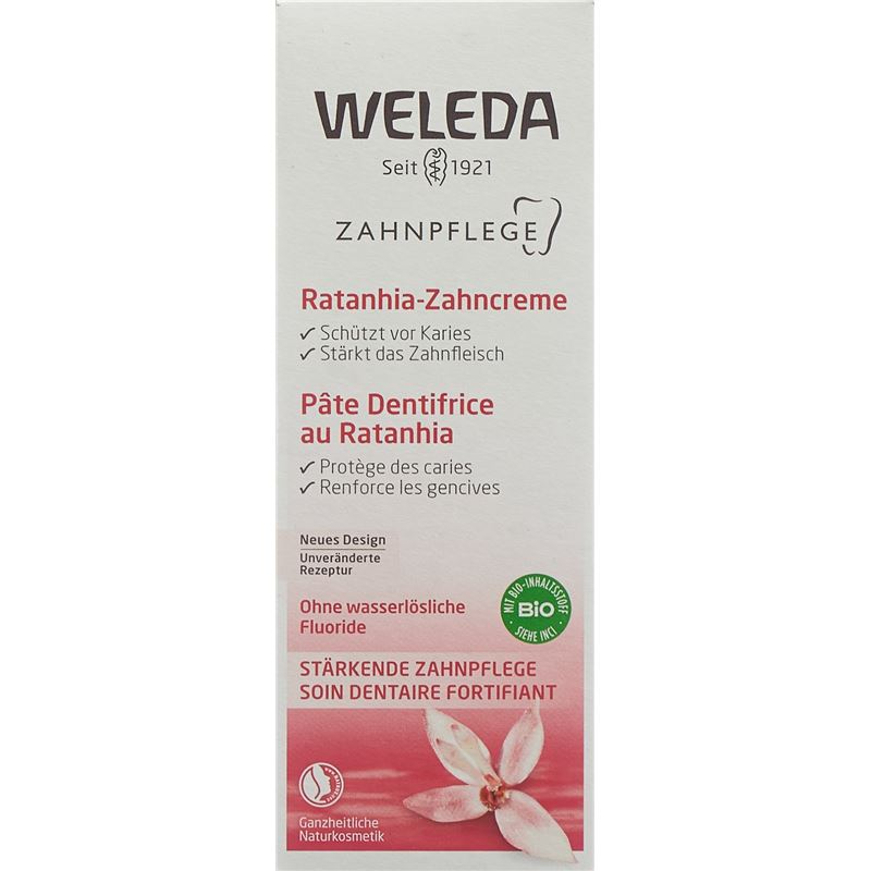 WELEDA Ratanhia-Zahncreme Tb 75 ml