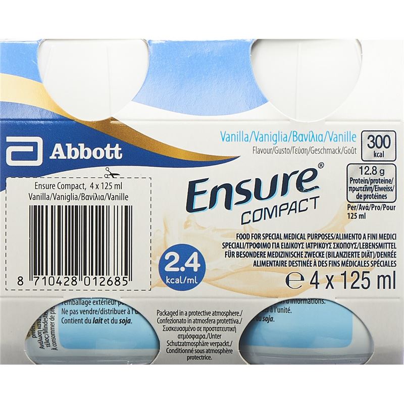 ENSURE Compact 2.4 kcal Drink Vanille 4 x 125 ml