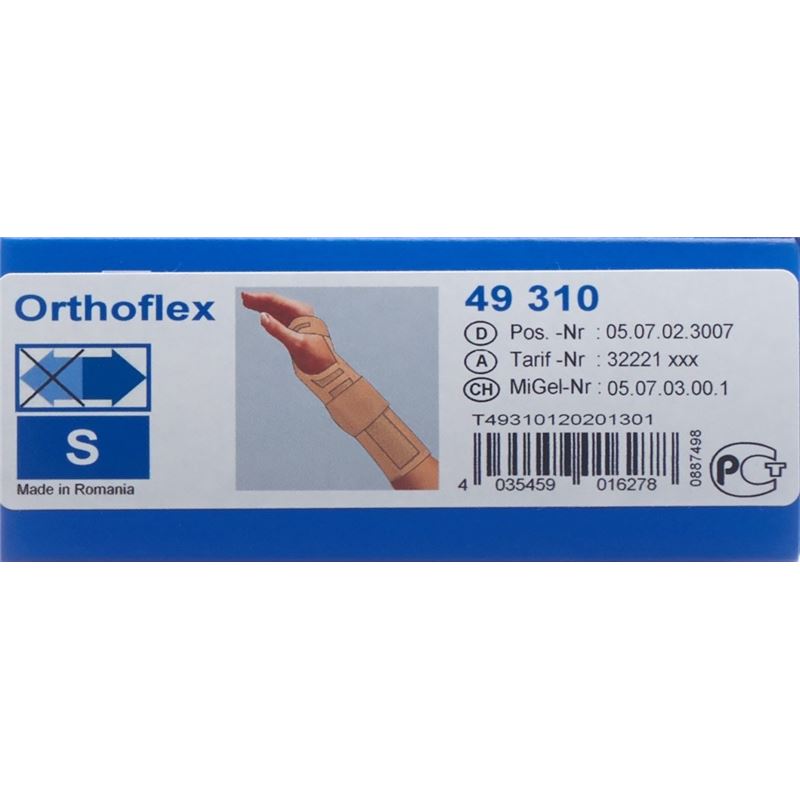 THUASNE Orthoflex Handgelenkband S 21cm rechts hf