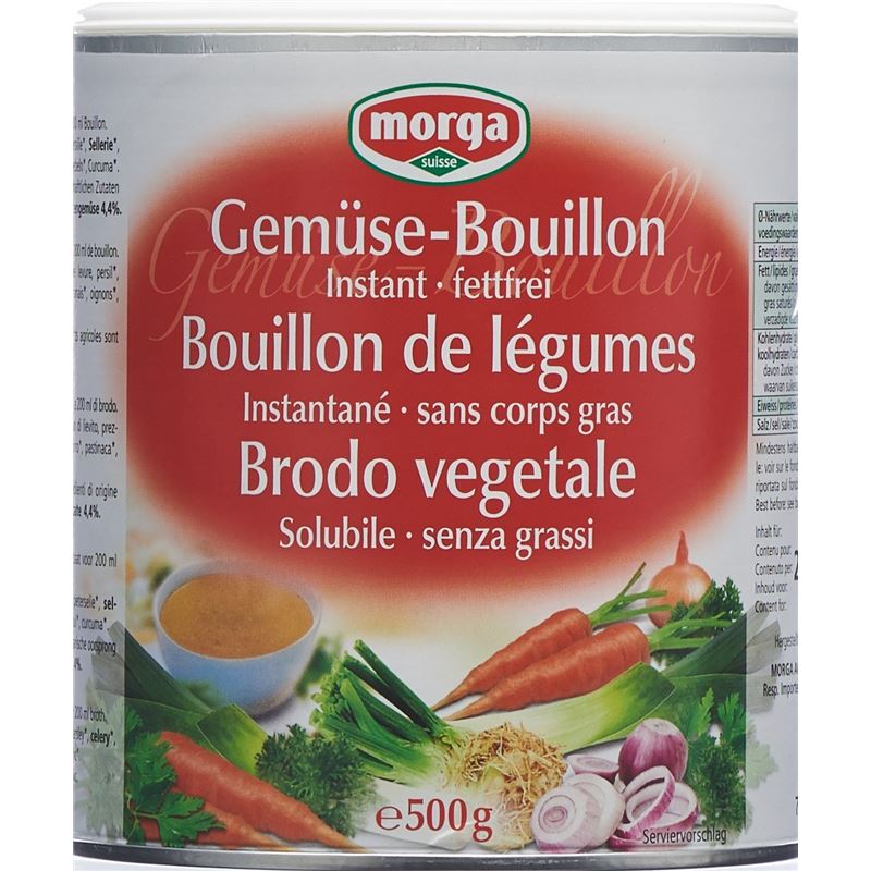 MORGA Gemüse Bouillon fettfrei Ds 500 g