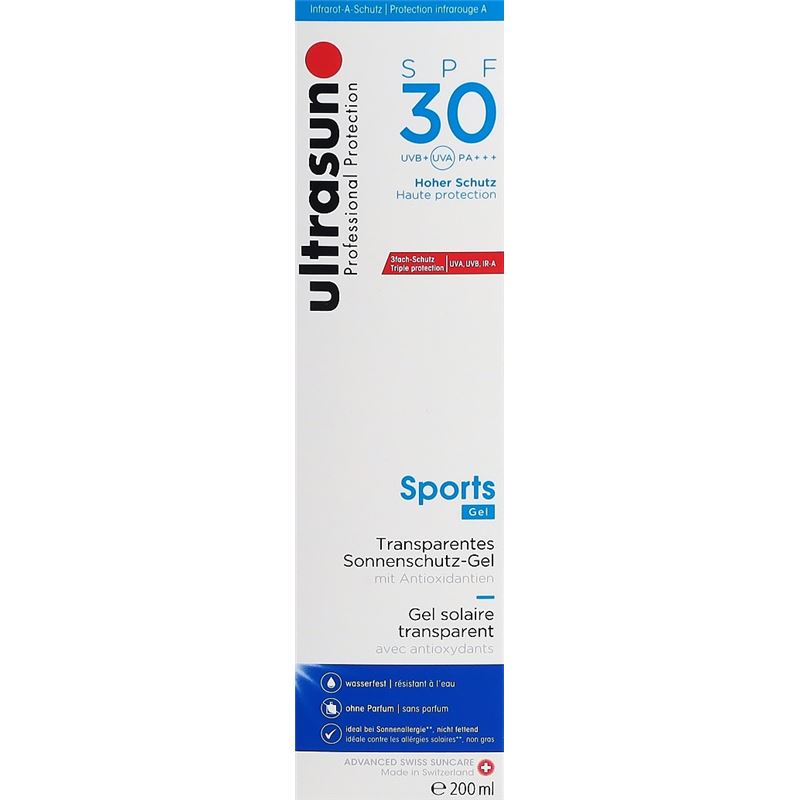 ULTRASUN Sports Gel SPF 30 Fl 200 ml