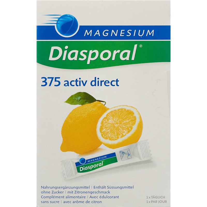MAGNESIUM DIASPORAL Activ Direct zitrone 60 Stk