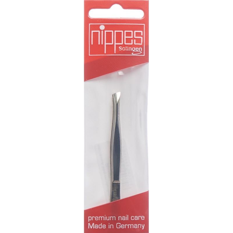 NIPPES Pinzette 8cm schräg vernickelt
