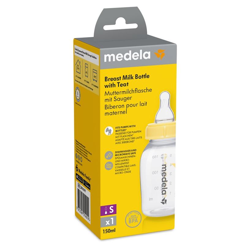 MEDELA Milchflasche 150ml mit Sauger S 0-3 Monate