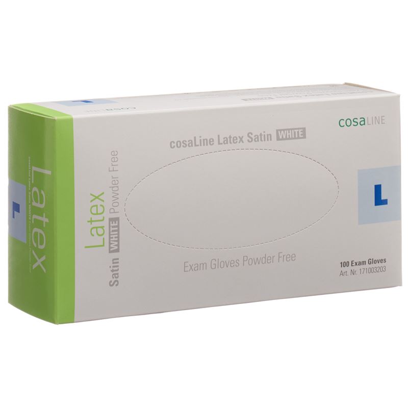 COSALINE UHS L Latex Sat weiss puderf 100 Stk