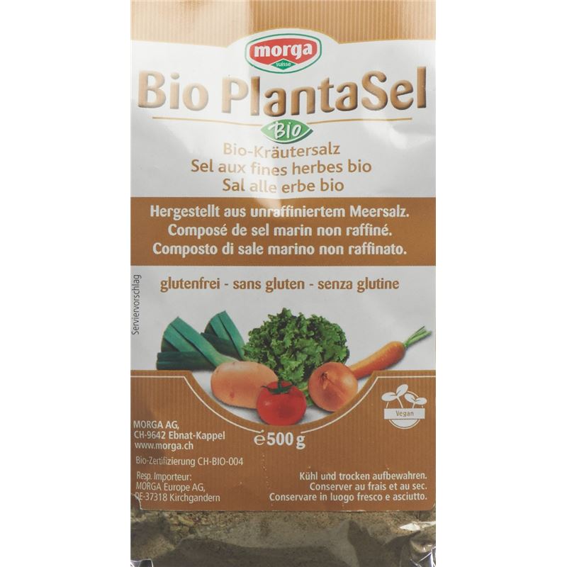 MORGA Plantasel Kräutersalz Bio Btl 500 g