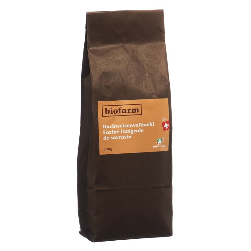 BIOFARM Buchweizenvollmehl CH Knospe 500 g