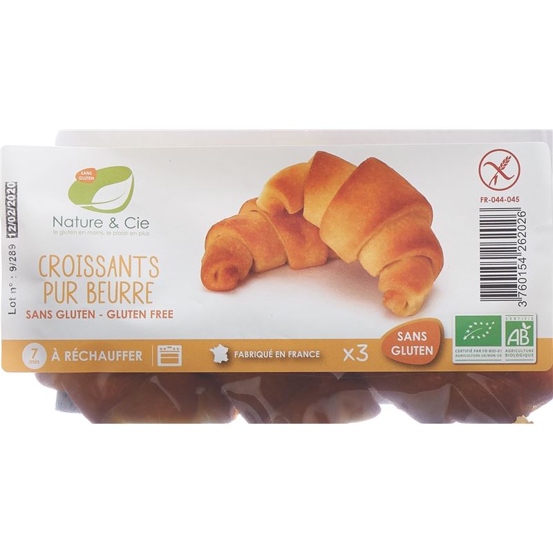 NATURE&CIE Croissants Nouveau glutenfrei 150 g