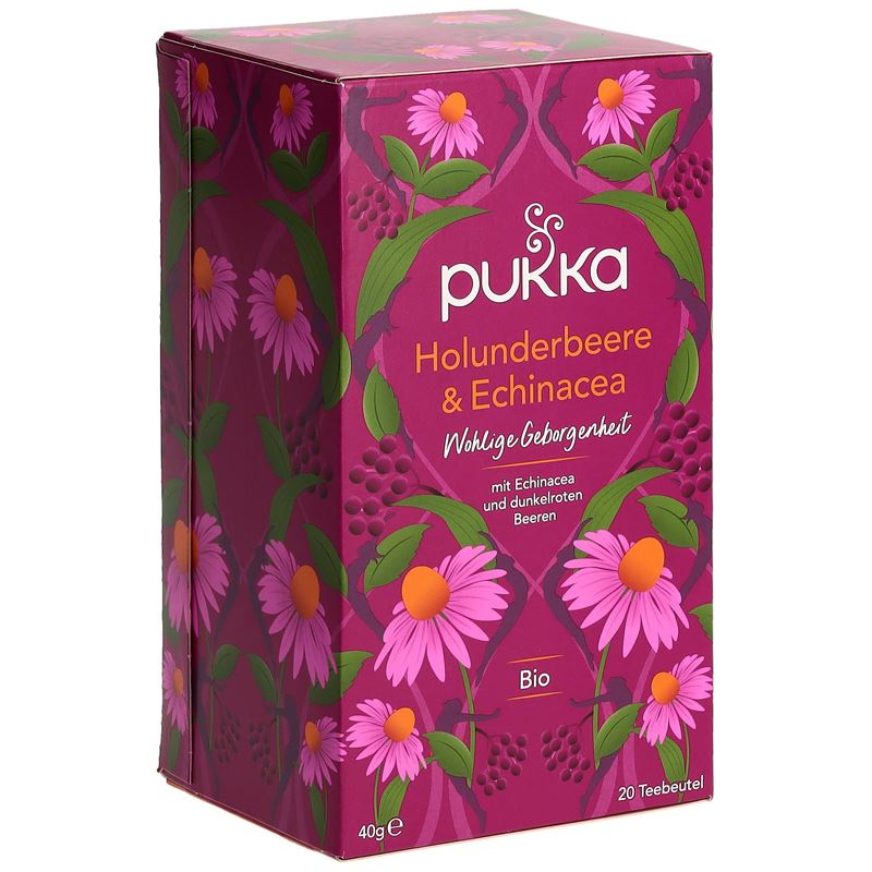 PUKKA Holunderbeere&Echinacea Tee Bio Btl 20 Stk