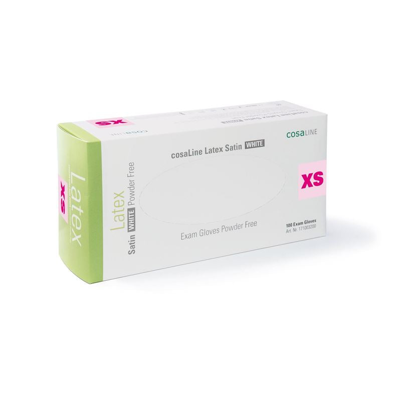 COSALINE UHS XS Latex Sat weiss puderf 100 Stk