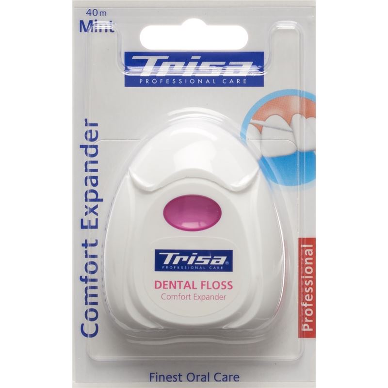 TRISA Zahnseide Comfort Expander 40m mint Xylitol