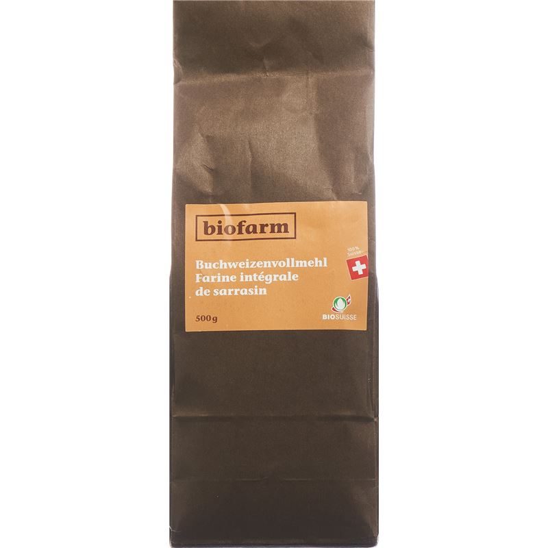 BIOFARM Buchweizenvollmehl CH Knospe 500 g
