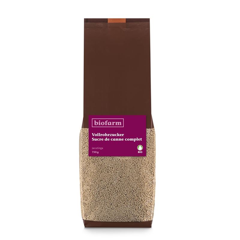 BIOFARM JACUTINGA Vollrohrzucker Knospe 750 g