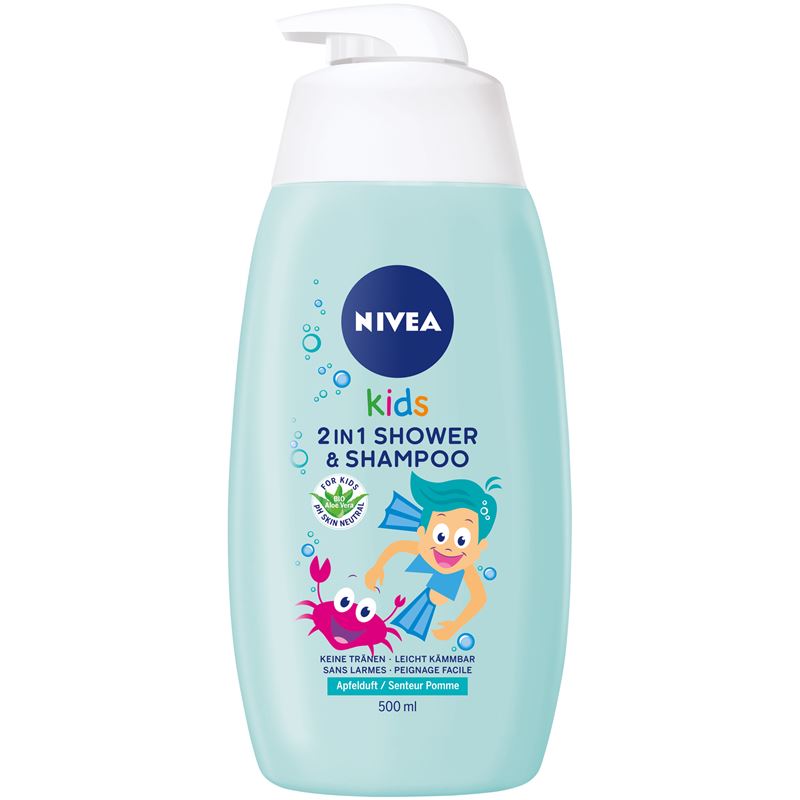 NIVEA Kids 2in1 Shower & Shampoo Boy 500 ml