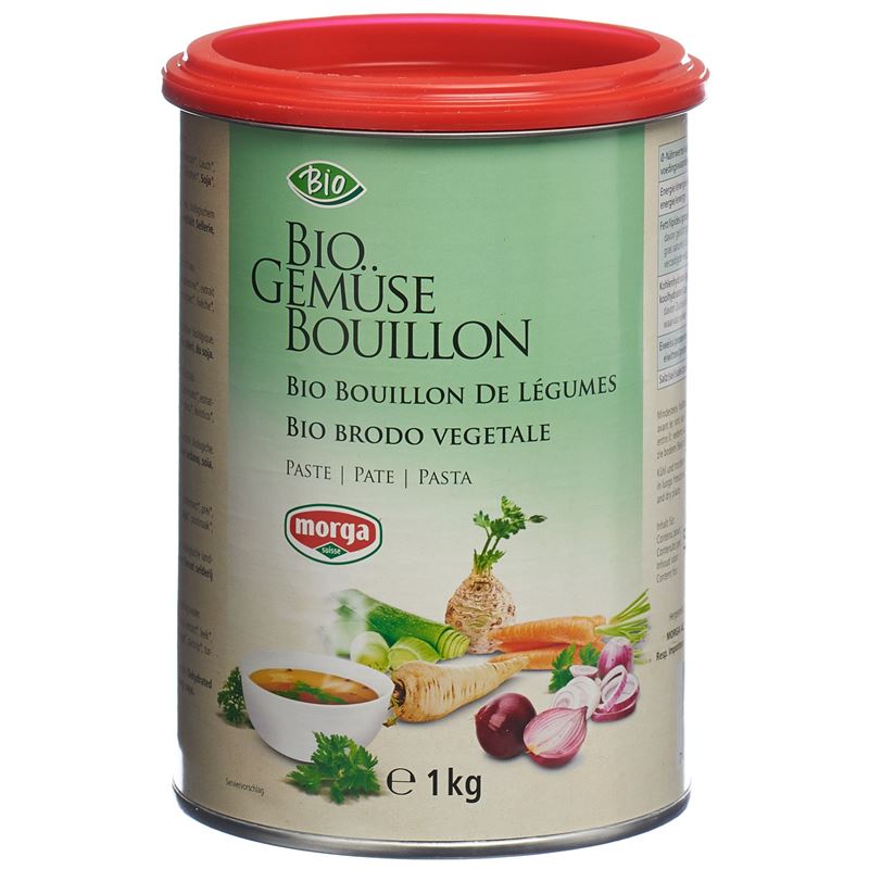 MORGA Gemüse Bouillon Paste Bio Ds 1000 g