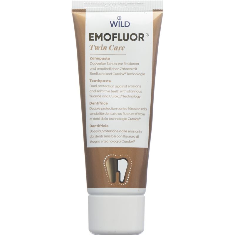 EMOFLUOR Twin Care Zahnpaste Tb 75 ml