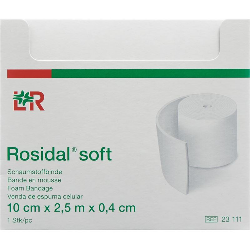 ROSIDAL soft Schaumstoffbinde 2.5mx10cmx0.4cm