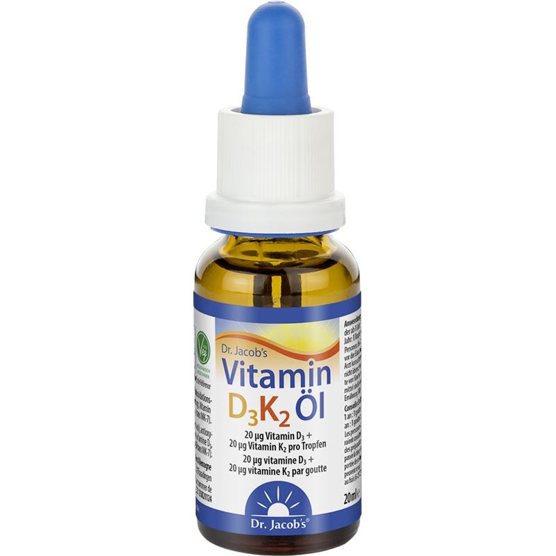 DR. JACOB'S Vitamin D3K2 Öl 20 ml